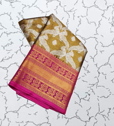 Ritika Soft Tissue Kanjivaram Silk wedding Saree Catalog